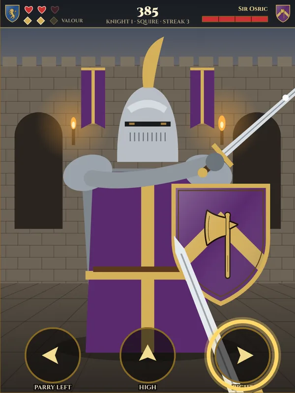 Duel: screenshot of the game